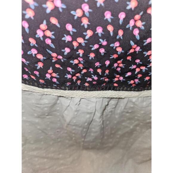 Matilda Jane Blouse Women's Size Small White Black Floral - Picture 9 of 11